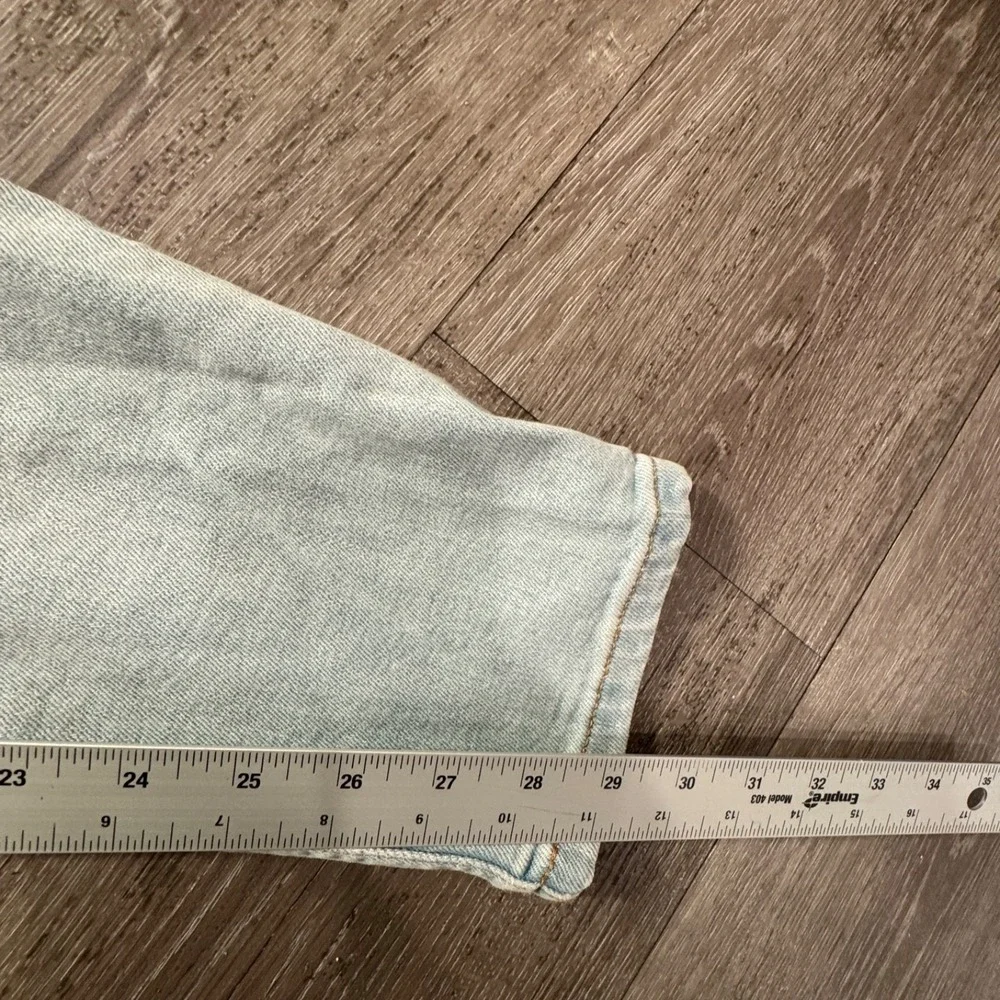 Zara Jeans Mens 32 Blue Denim Slim Straight Leg Casual Cotton 32x29 Casual Adult